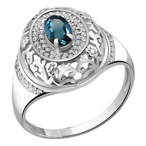 Кольцо женское Aquamarine 6545508А.5 р.19.5 в 585 GOLD