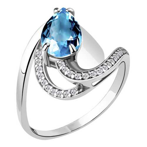 Кольцо женское Aquamarine 6579105А.5 р.18.5 в 585 GOLD