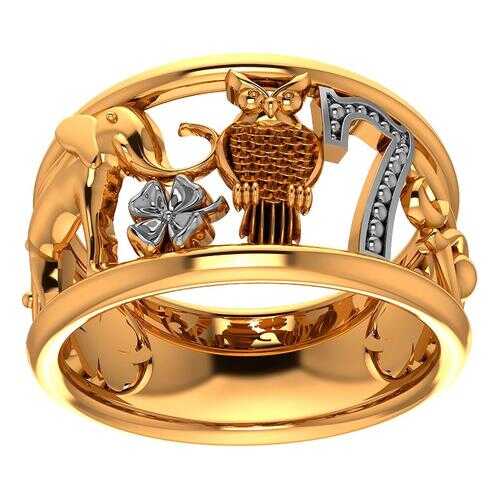 Кольцо женское F-Jewelry A0101273-00249 р.20 в 585 GOLD