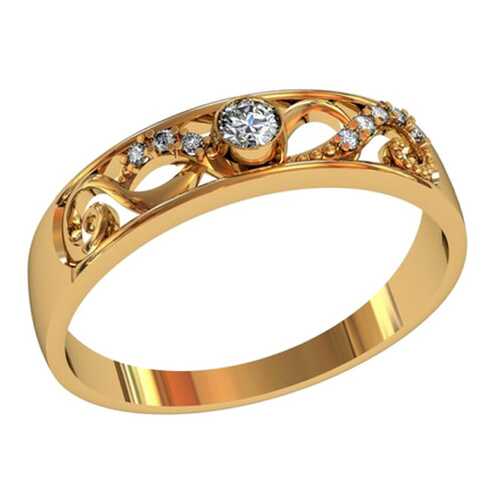 Кольцо женское Приволжский ювелир 262663-FA11 р.19 в 585 GOLD