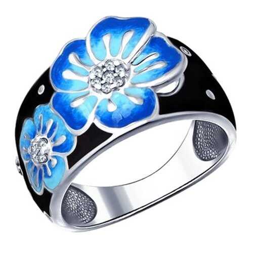 Кольцо женское с цветами SOKOLOV 94011496 р.16.5 в 585 GOLD