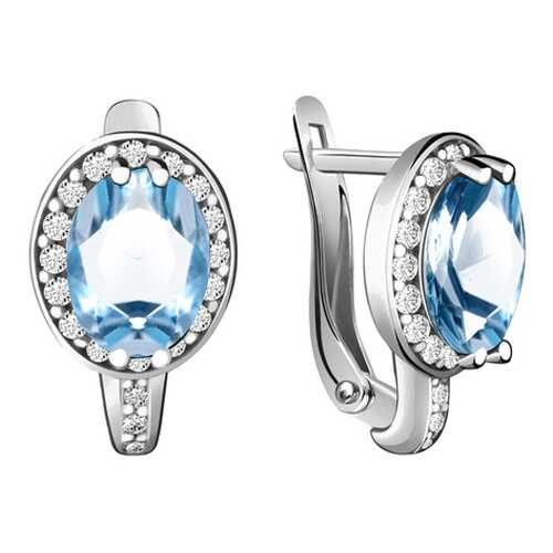 Серьги Aquamarine 4413705А.5 в 585 GOLD