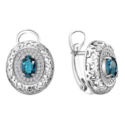 Серьги Aquamarine 4439008А.5 в 585 GOLD