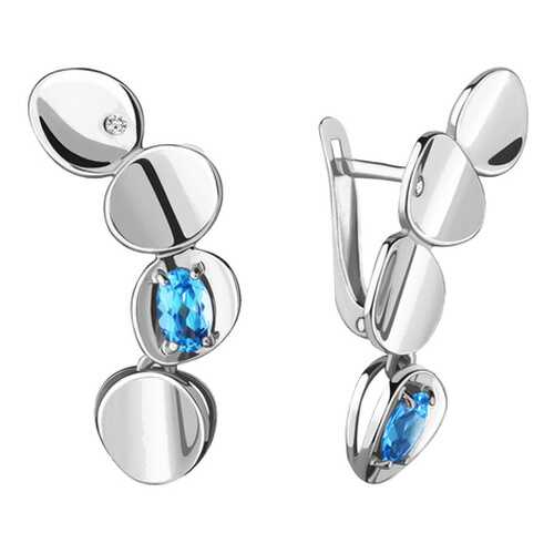 Серьги Aquamarine 4718105А.5 в 585 GOLD