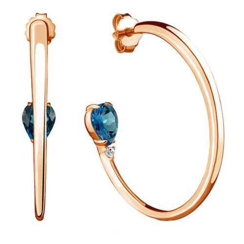 Серьги Aquamarine 4718208А.6 в 585 GOLD