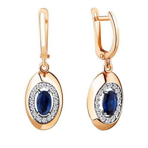 Серьги Aquamarine 48151АБ.6 в 585 GOLD