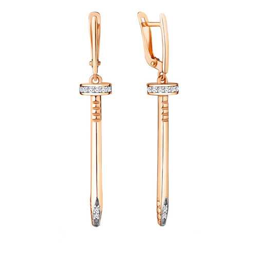 Серьги Aquamarine 48381А.6 в 585 GOLD