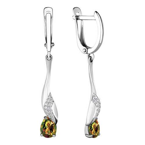 Серьги женские Aquamarine 4449319А.5_OS_2,66гр. в 585 GOLD