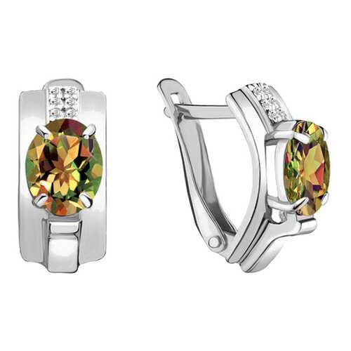 Серьги женские Aquamarine 4493019А.5_OS_3,4гр. в 585 GOLD