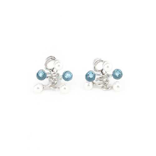 Серьги женские YOUKON АЕ 23001 серебристые в 585 GOLD