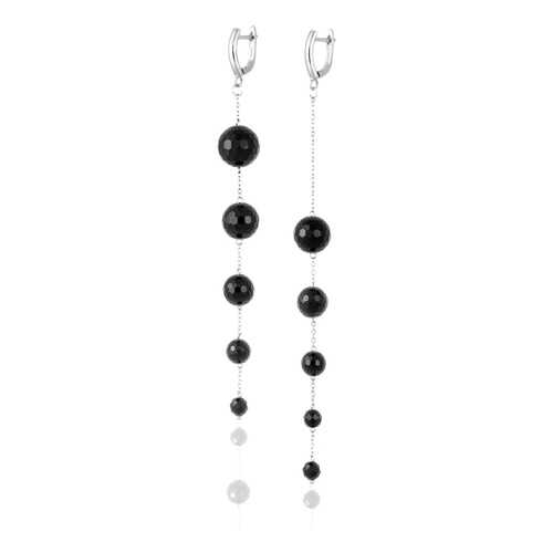 Серьги Lattrice, вставка агат, артикул 54656065 в 585 GOLD