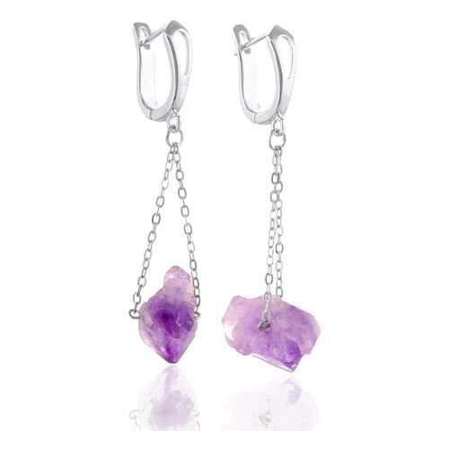 Серьги Lattrice, вставка аметист, артикул 54655573 в 585 GOLD