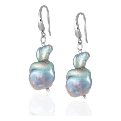 Серьги Lattrice, вставка жемчуг, артикул 54666054 в 585 GOLD