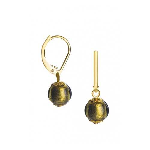 Серьги Perla Piccolo Oro 09030604 золотистые в 585 GOLD